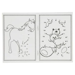 Kleurboekje Dieren A6 Verbind de Cijfers