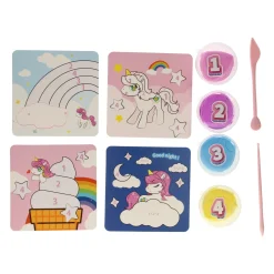 Kleuren met Putty op Nummer Eenhoorn