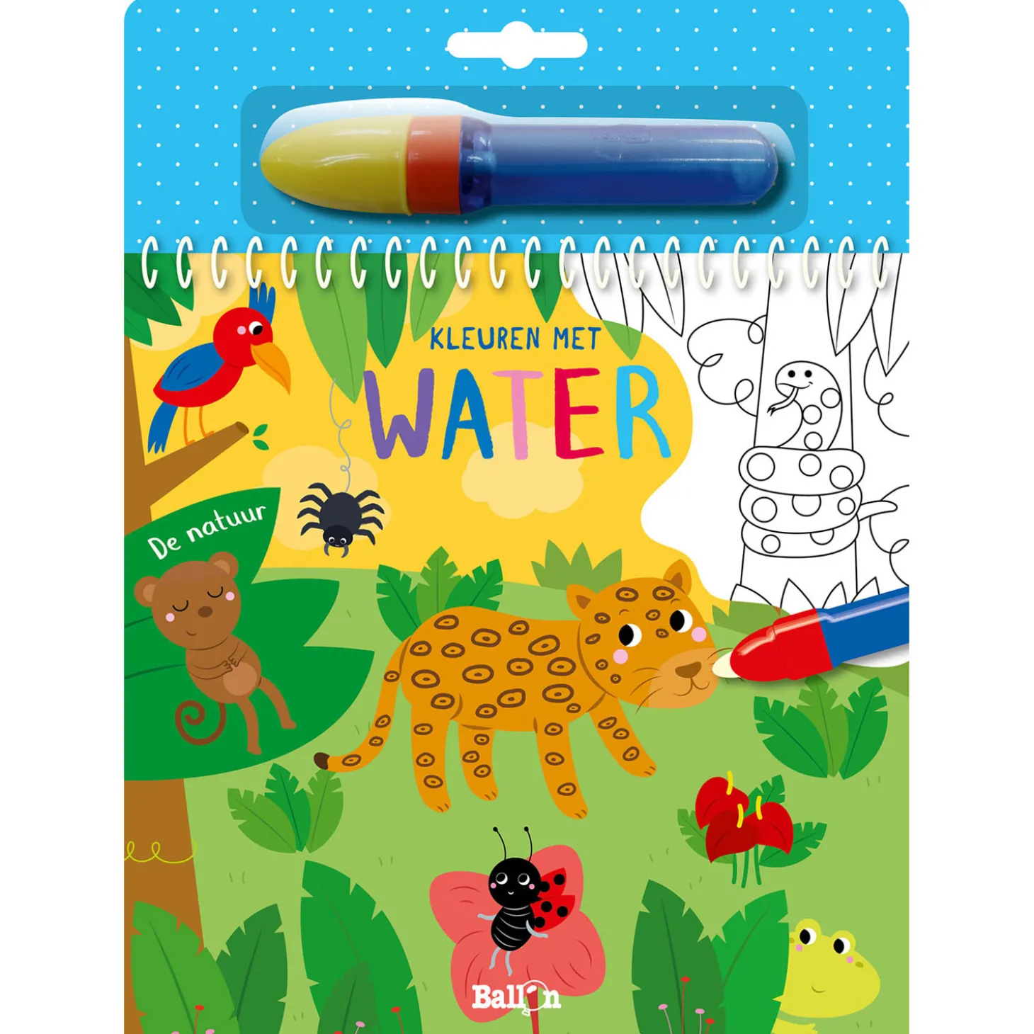 Kleuren met Water - De Natuur