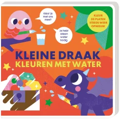 Kleuren met Water - Kleine Draak