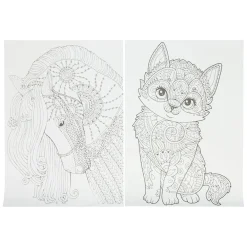 Kleuren op Nummer met 5 Kleurpotloden