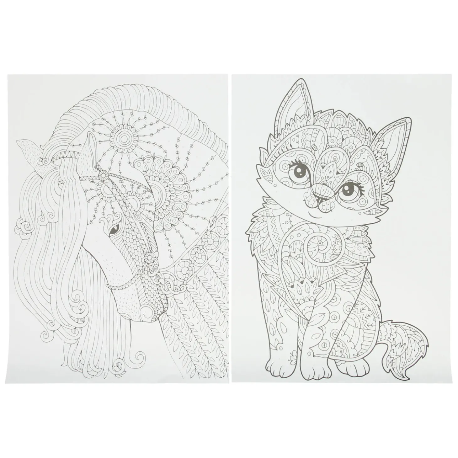 Kleuren op Nummer met 5 Kleurpotloden