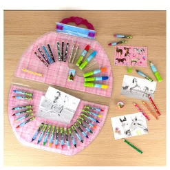 Kleurkoffer Paarden, 51dlg.