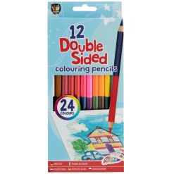 Kleurpotloden Dubbelzijdig, 12st.