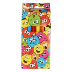 Kleurpotloden Lachgezicht, 6st.