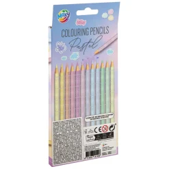 Kleurpotloden Pastel, 12st.