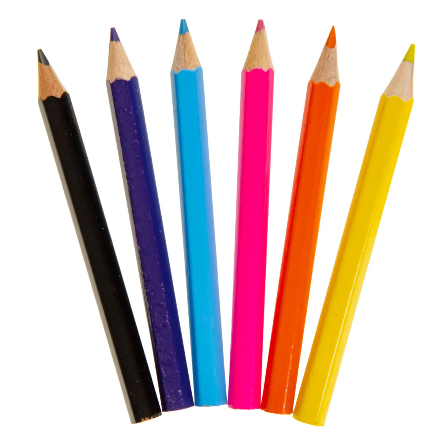 Kleurpotloden Superhero, 6st.