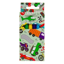 Kleurpotloden Voertuigen, 6st.