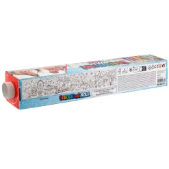 Kleurrol met Print en 6 Kleurpotloden, 250x42cm