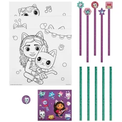 Kleurset met Gummen Gabby's Poppenhuis, 29dlg.