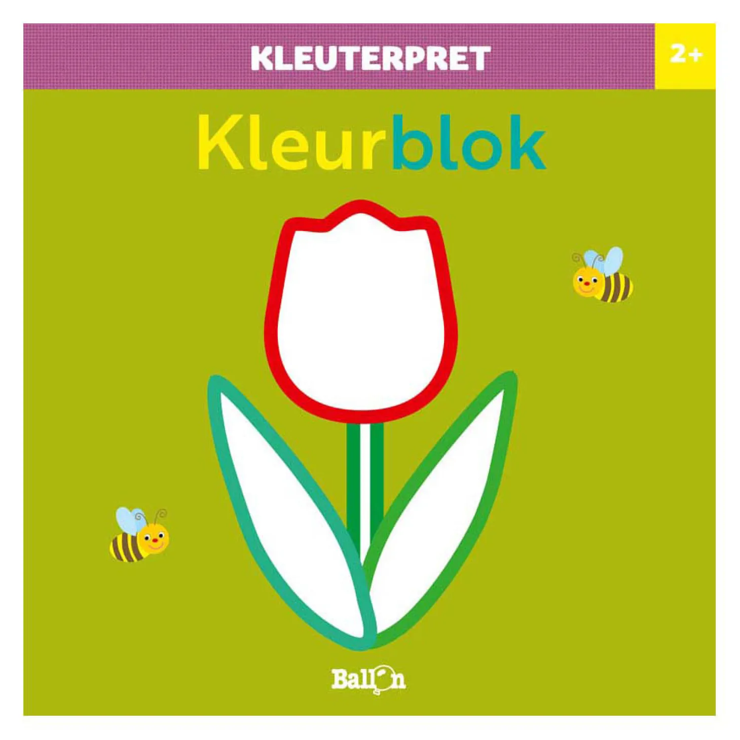 Kleuterpret Kleurblok Bloem 2+