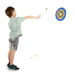 Klittenband Dartbord & Frisbee, 2in1