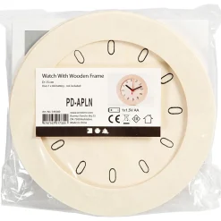 Klok met Houten Frame
