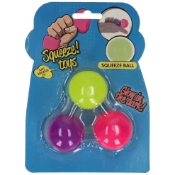 Knijpbal Sticky Kleur, Set van 3