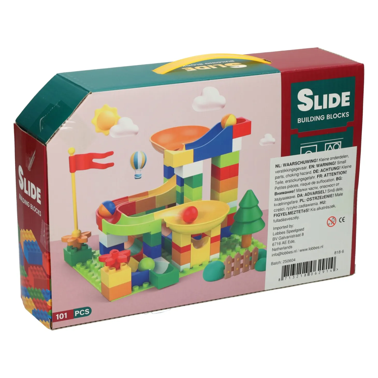 Knikkerbaan Blokjes Bouwset - 101dlg.