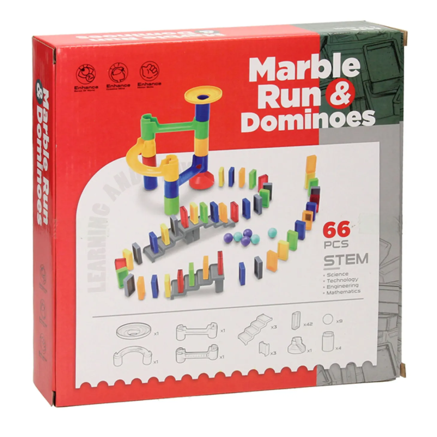 Knikkerbaan met Domino, 66dlg.