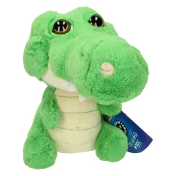 Knuffel Big Head Pluche Krokodil, 22cm