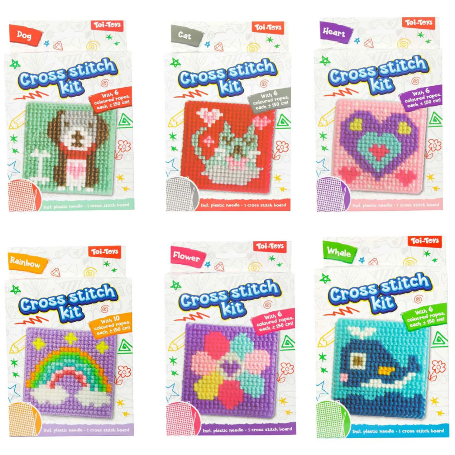 Knutsel Borduurset Thema Kruissteek