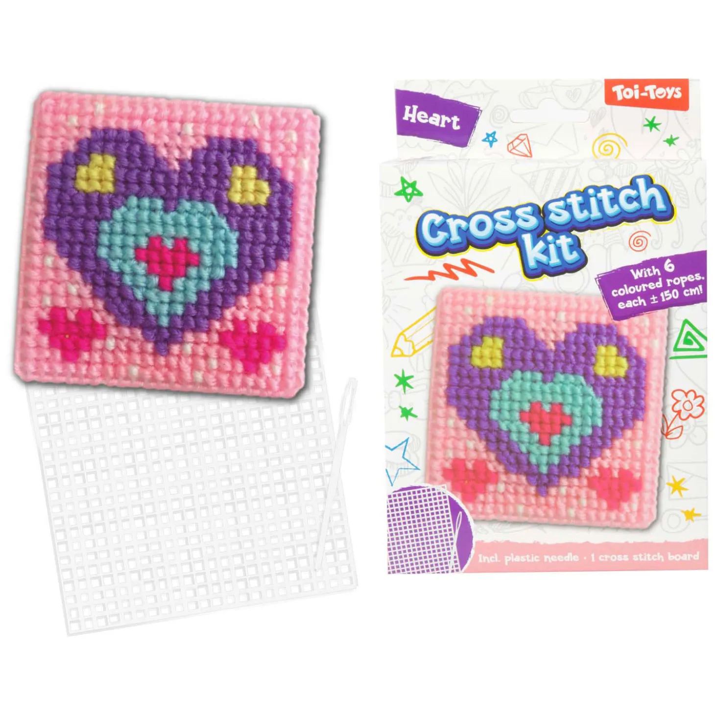 Knutsel Borduurset Thema Kruissteek