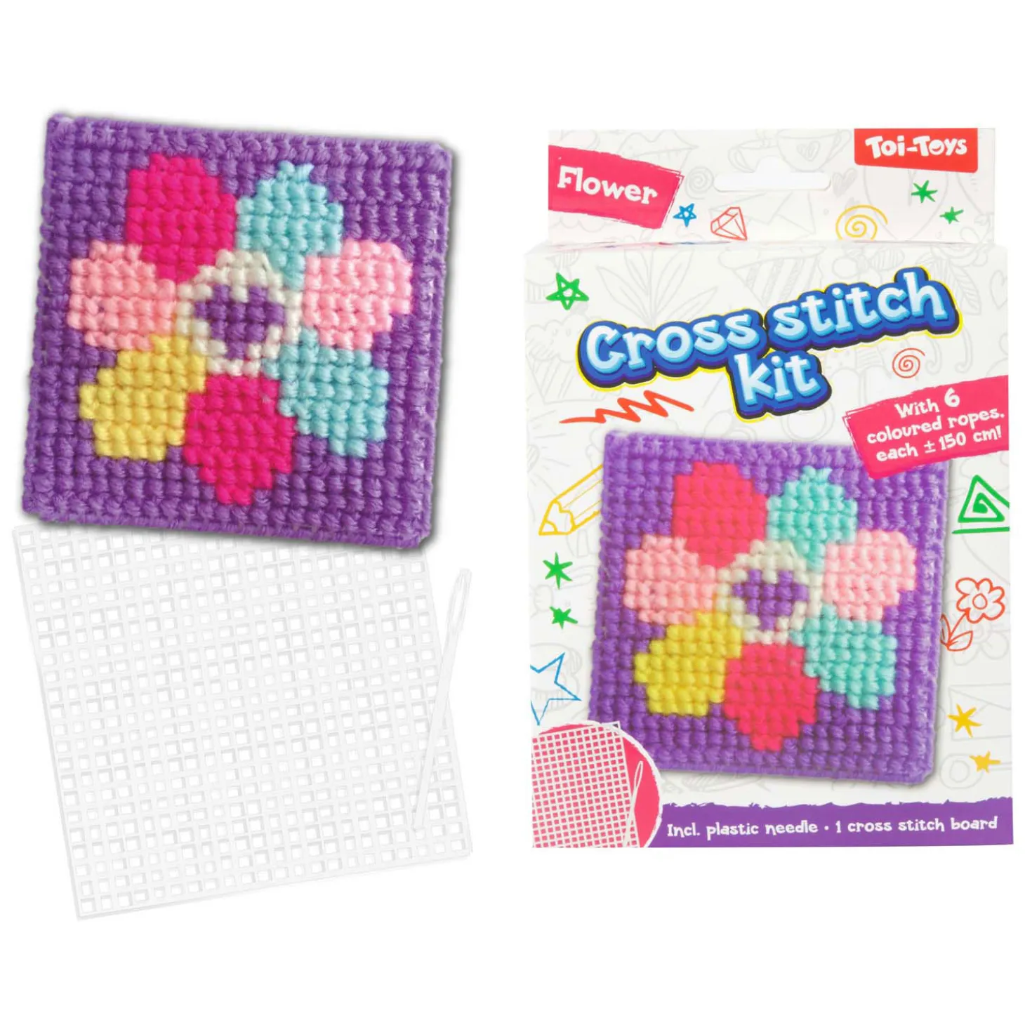 Knutsel Borduurset Thema Kruissteek