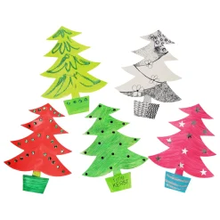 Knutsel Kerstbomen, 25st.
