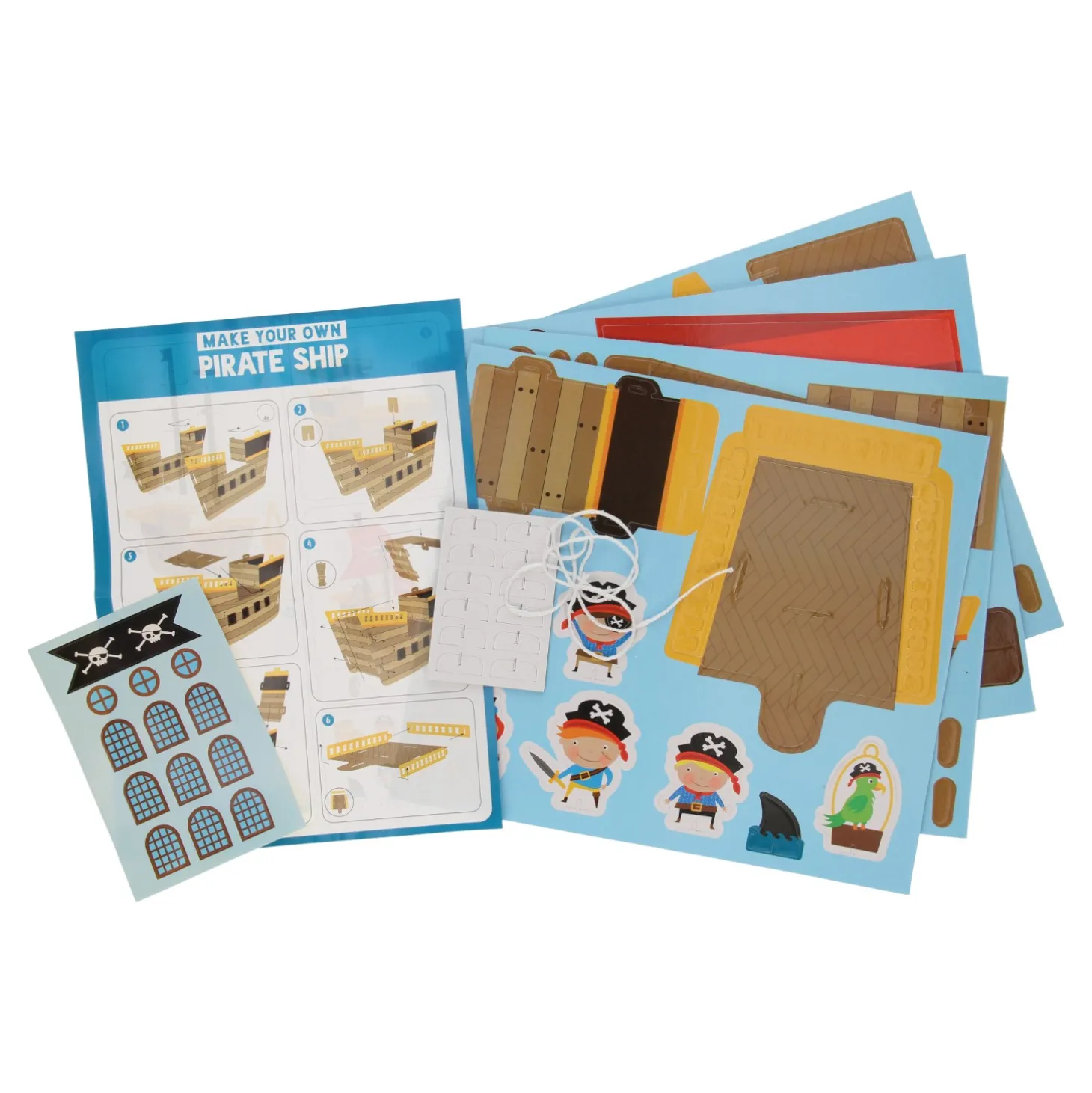 Knutselpakket Piratenboot Bouwen