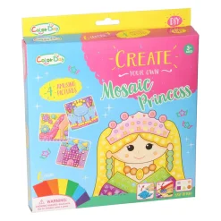 Knutselset Mozaïek Prinses Maken, 4 platen