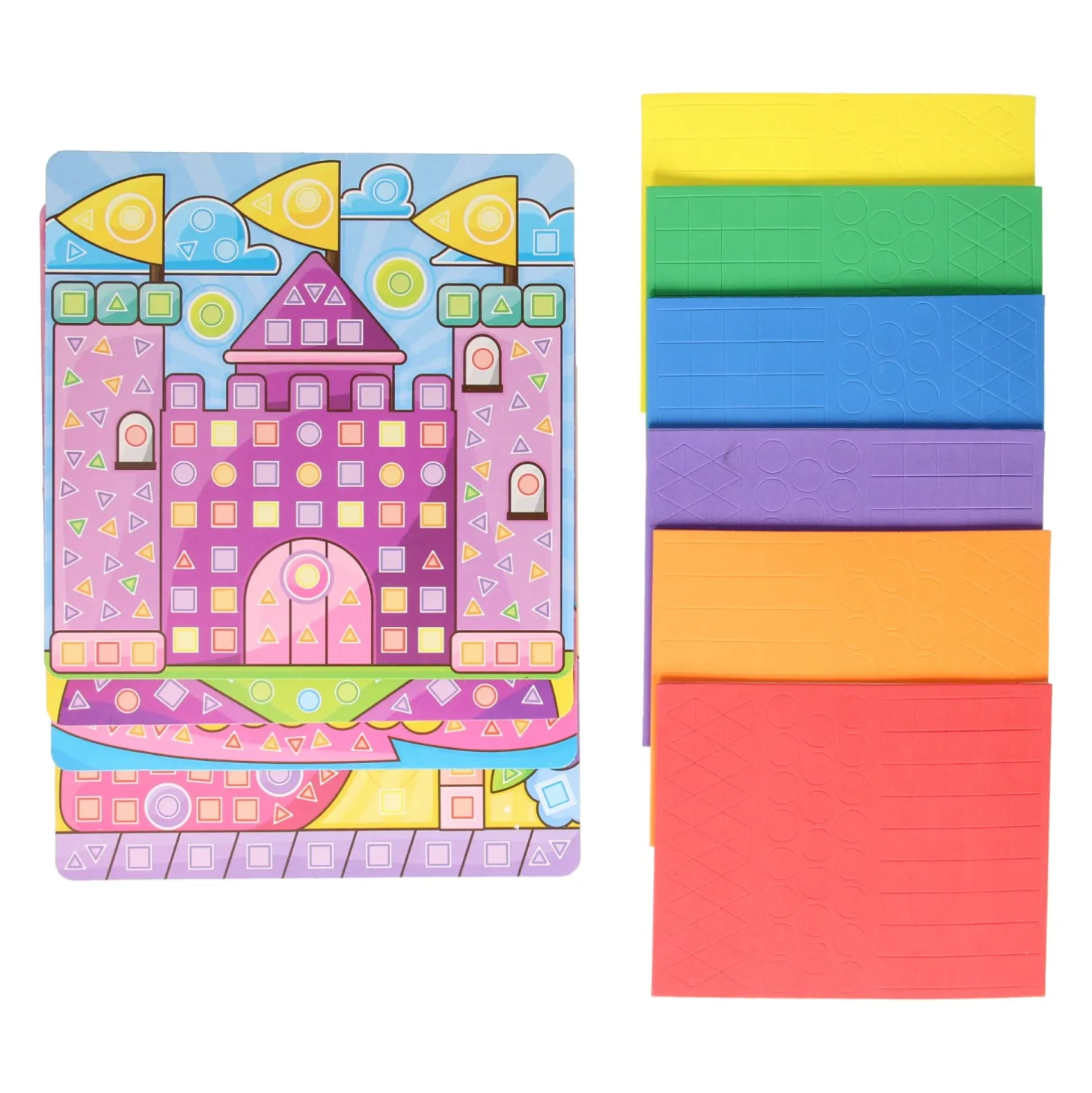 Knutselset Mozaïek Prinses Maken, 4 platen