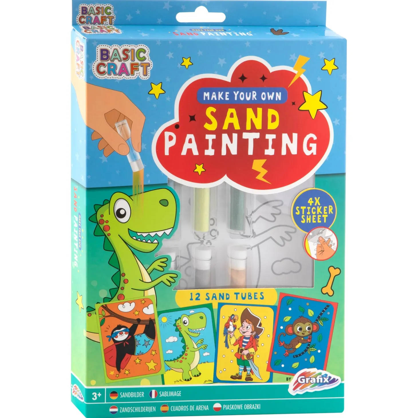 Knutselset Zandkunst - Dino