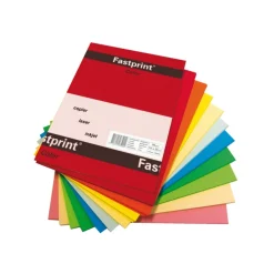 Kopieerpapier Fastprint A4 120gr 10kleuren x10vel 100vel