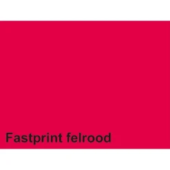 Kopieerpapier Fastprint A4 80gr felrood 100vel
