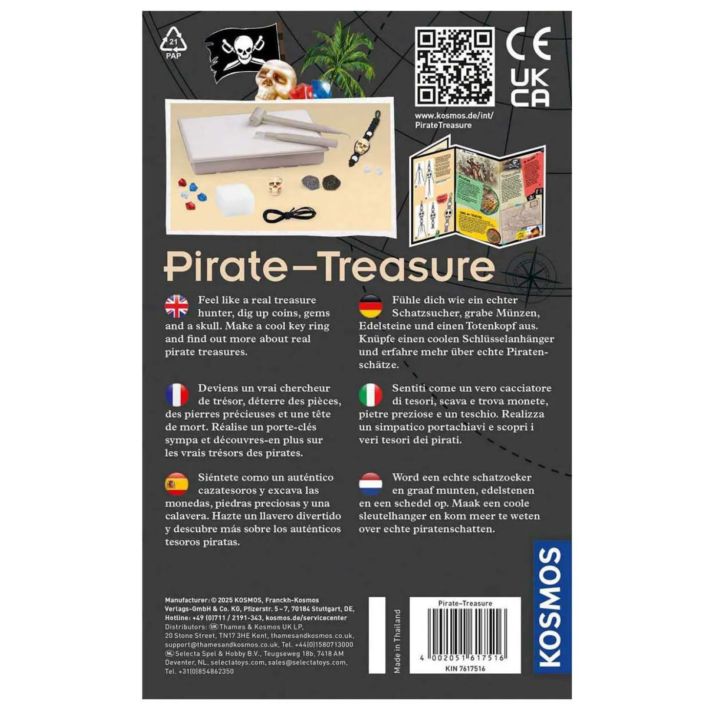 Kosmos Dig Out Pirate Treasure Speelset