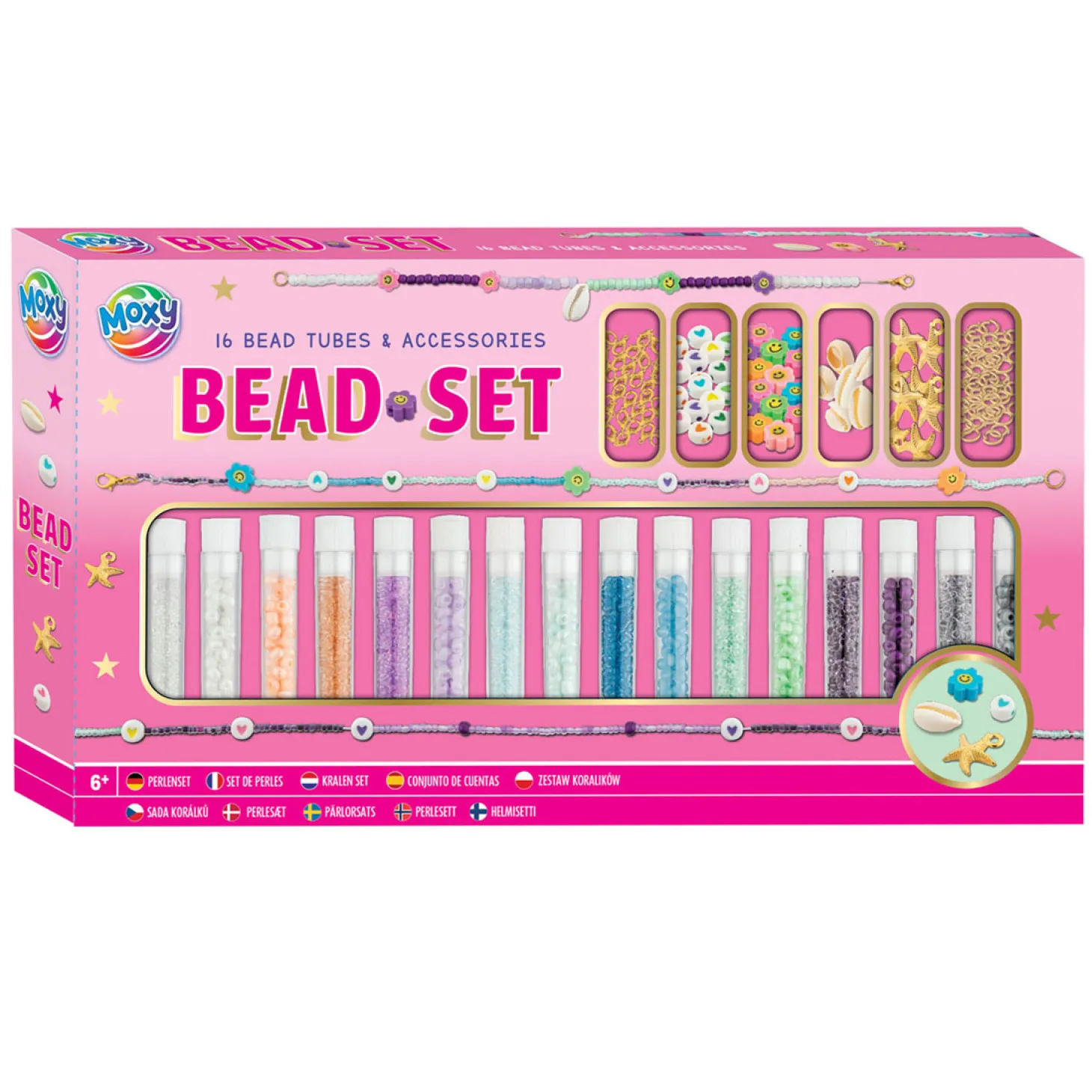 Kralenset met 16 Kralen Designs met Acessoires