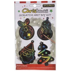 Kraskunst Kersthangers, 4st.