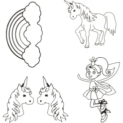 Krimpfolie met Motieven Eenhoorn