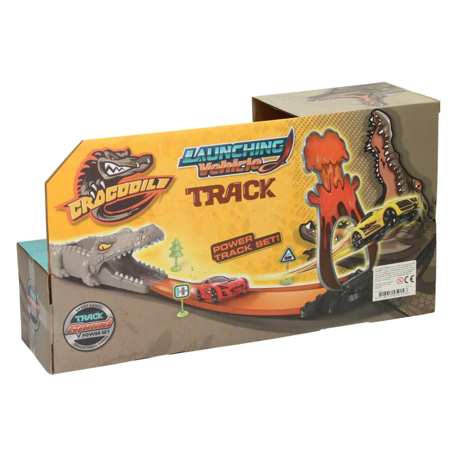 Krokodil Auto Lanceerbaan Set