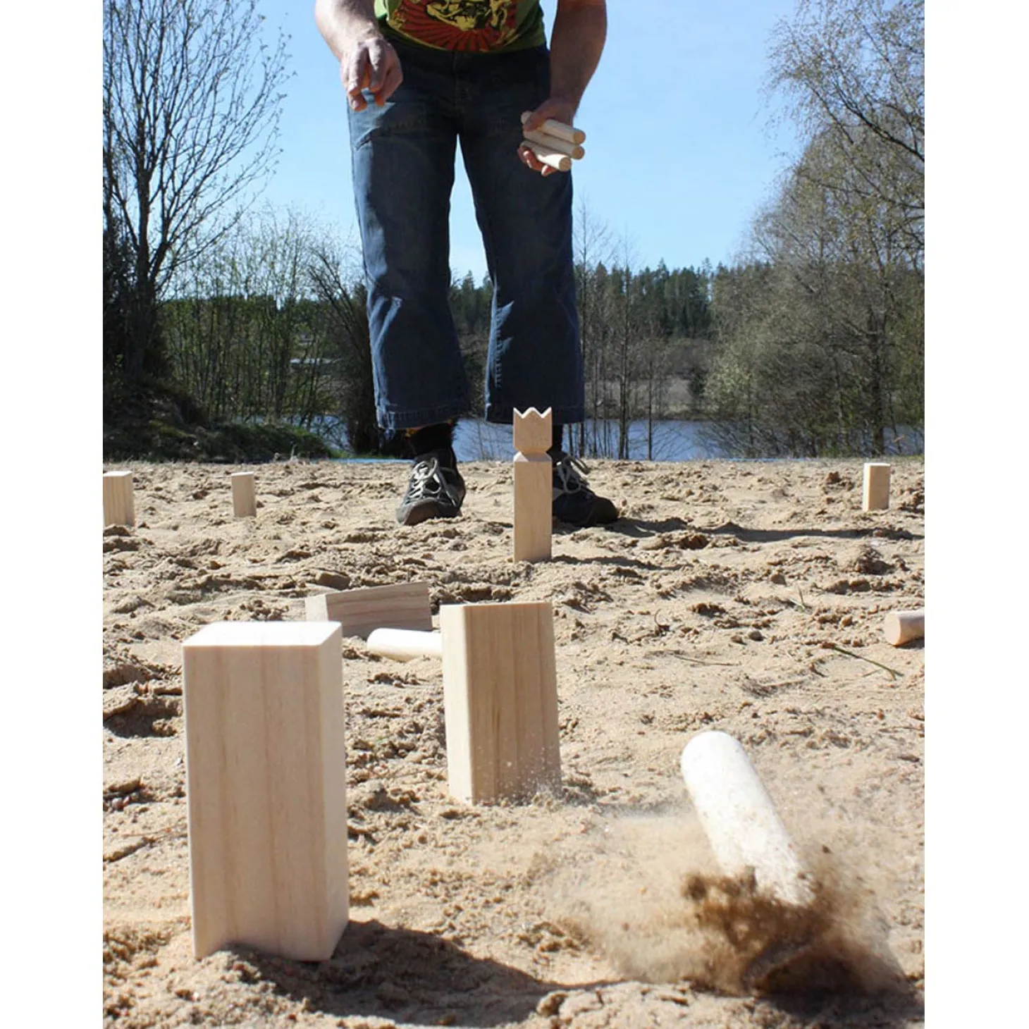 Kubb Viking Houten Werpspel