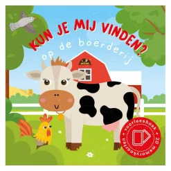 Kun Je Mij Vinden? Op de Boerderij Voorleesboek en 20 Memokaarten