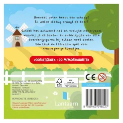 Kun Je Mij Vinden? Op de Boerderij Voorleesboek en 20 Memokaarten