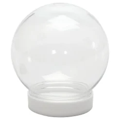 Kunststof Sneeuwbol 8,5 x 8 cm