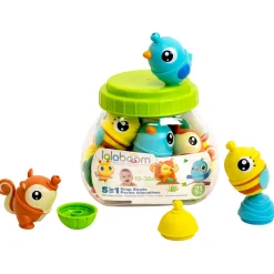 Lalaboom - Educatieve kralen met 3 dieren, 21dlg.