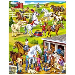 Larsen Legpuzzel Dieren - Paardenmanege, 50st.