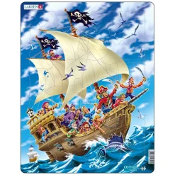 Larsen Legpuzzel Het Piratenschip , 30st.