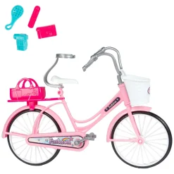 Lauren Modepop op Fiets met Accessoires
