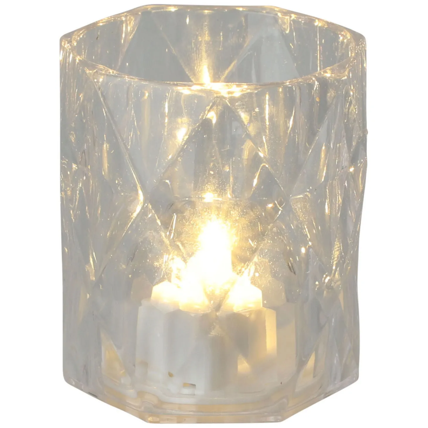 Led Theelicht Transparant, 12st.