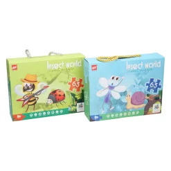 Legpuzzel Insecten Wereld, 63st.