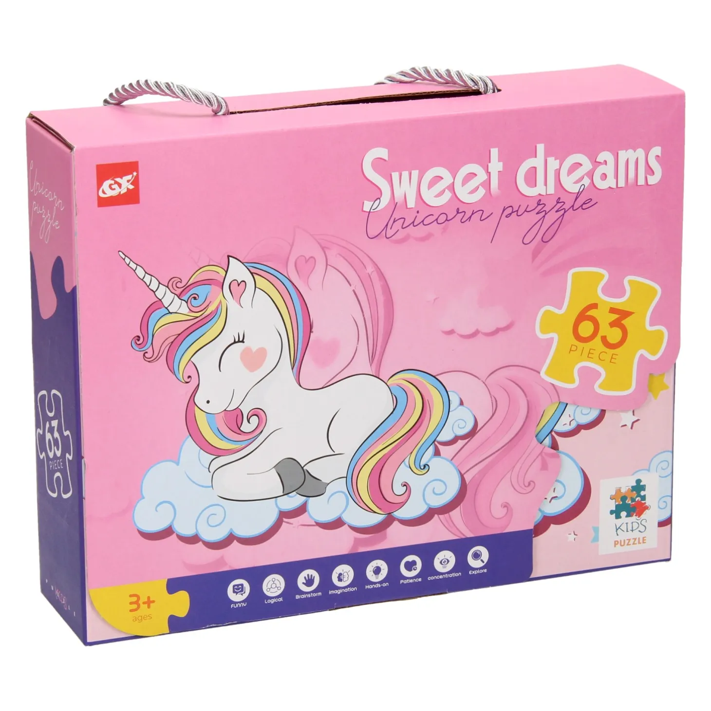 Legpuzzel Sweet Dreams Unicorn, 63st.