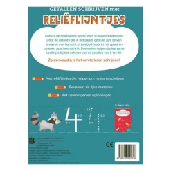 Leren Schrijven met Relieflijntjes Getallen