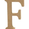 Letter F MDF 8cm, 1st.