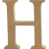 Letter H MDF 8cm, 1st.